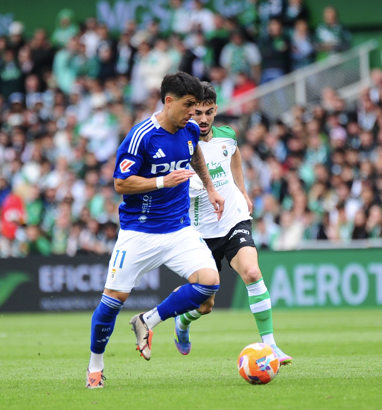 Las mejores imágenes del Racing de Santander 1-1 Real Oviedo