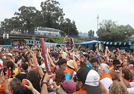 Multitudinario Xiringüelo en la edición pasada.