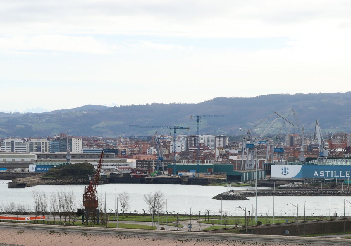 Astilleros Armón, donde se produjo el accidente mortal en 2021.
