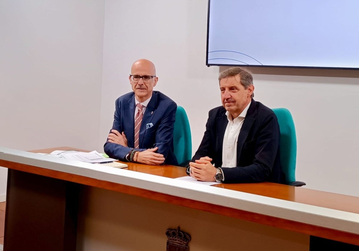 Jorge García Monsalve y Carlos Fernández Llaneza.