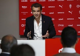 José Riestra, en una rueda de prensa.