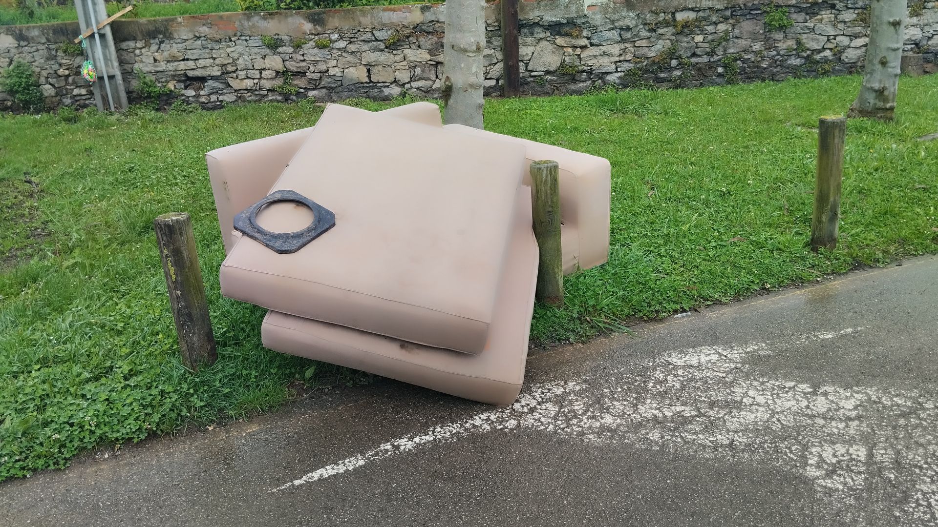 Los estragos de la intensa lluvia caída en Asturias