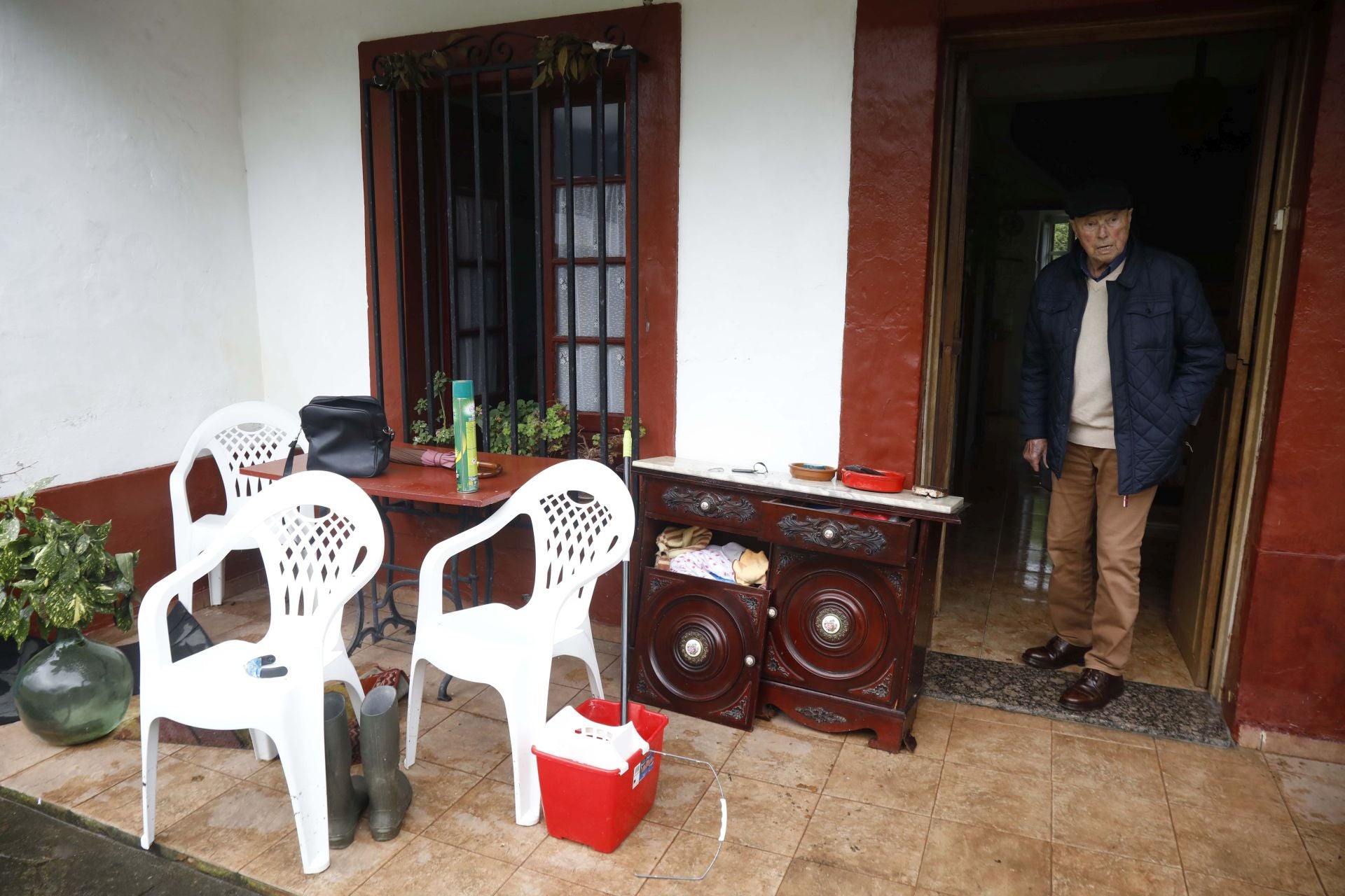 Los estragos de la intensa lluvia caída en Asturias