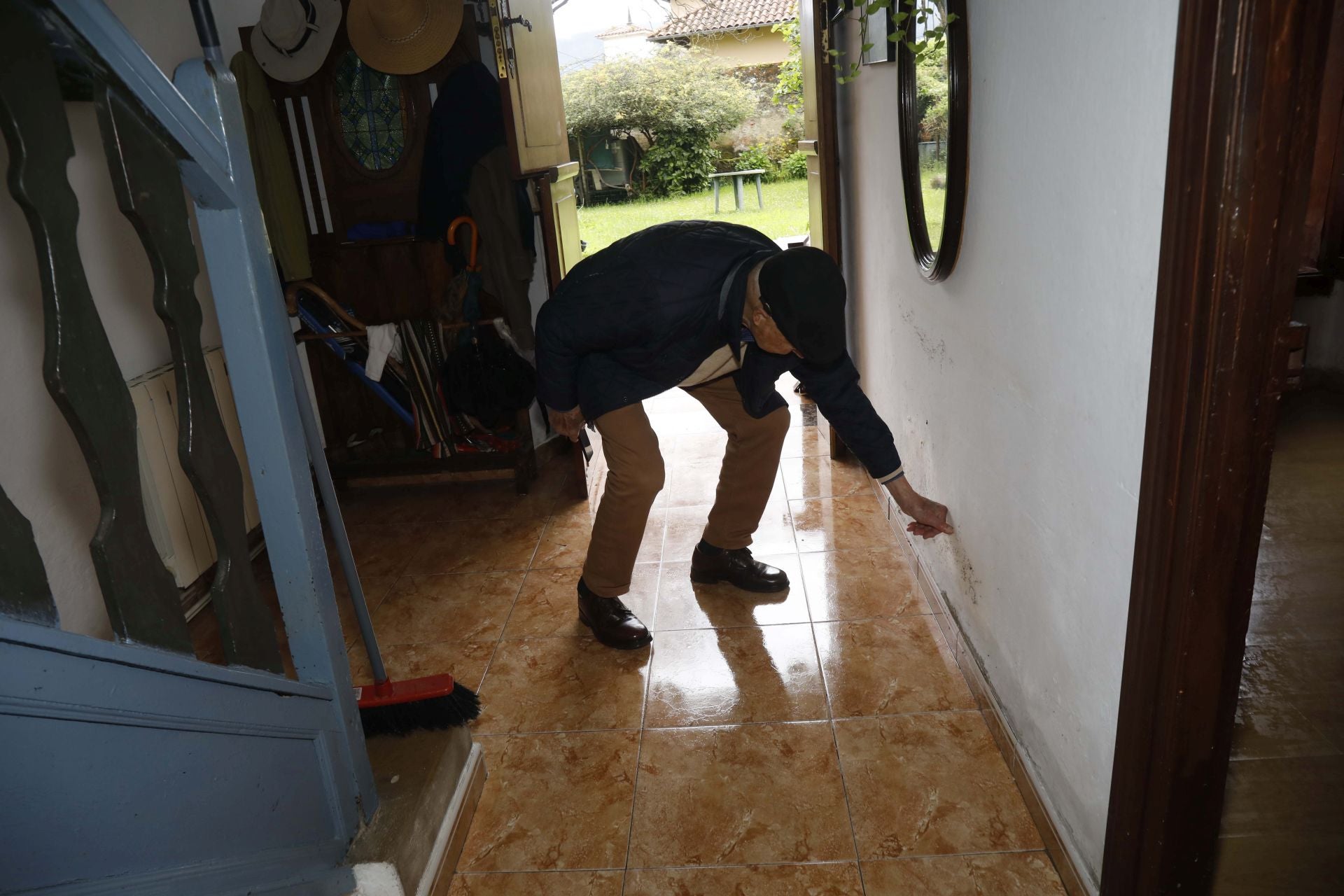Los estragos de la intensa lluvia caída en Asturias