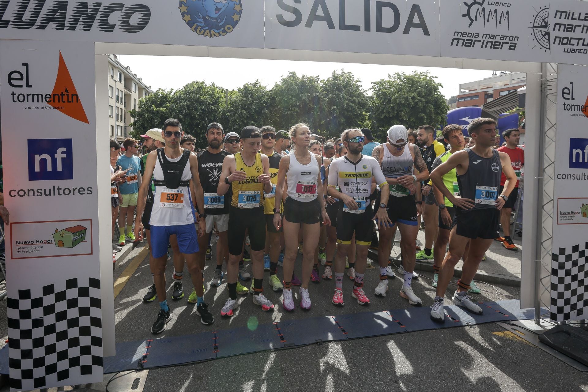 La Media Maratón Marinera de Luanco, en imágenes