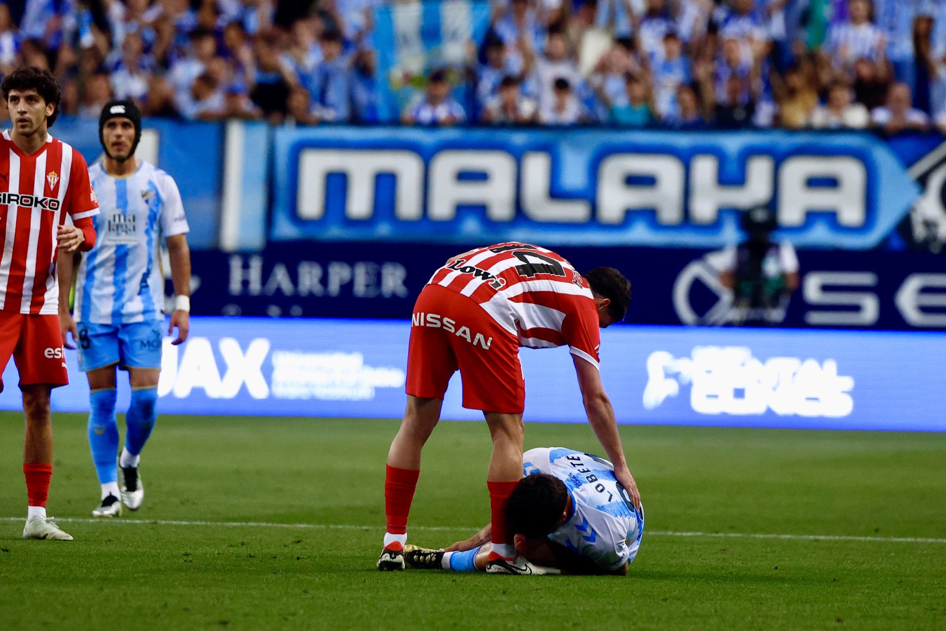Las mejores imágenes del Málaga (2-1) Sporting de Gijón