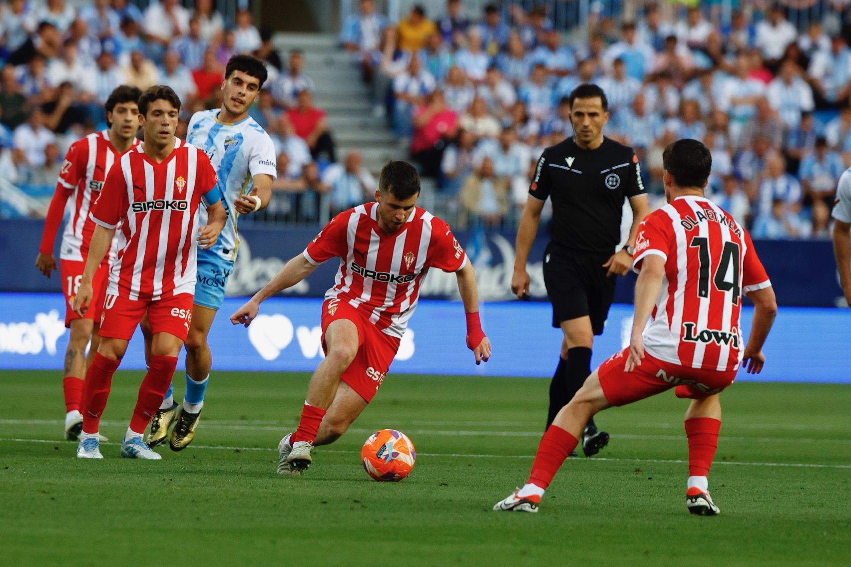 Las mejores imágenes del Málaga (2-1) Sporting de Gijón