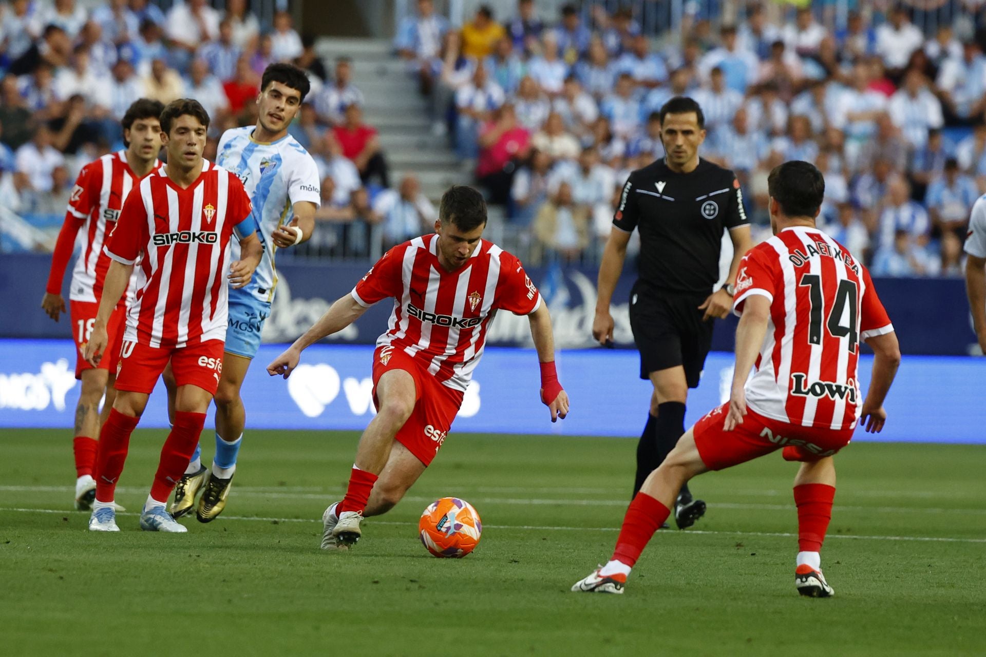 Las mejores imágenes del Málaga (2-1) Sporting de Gijón