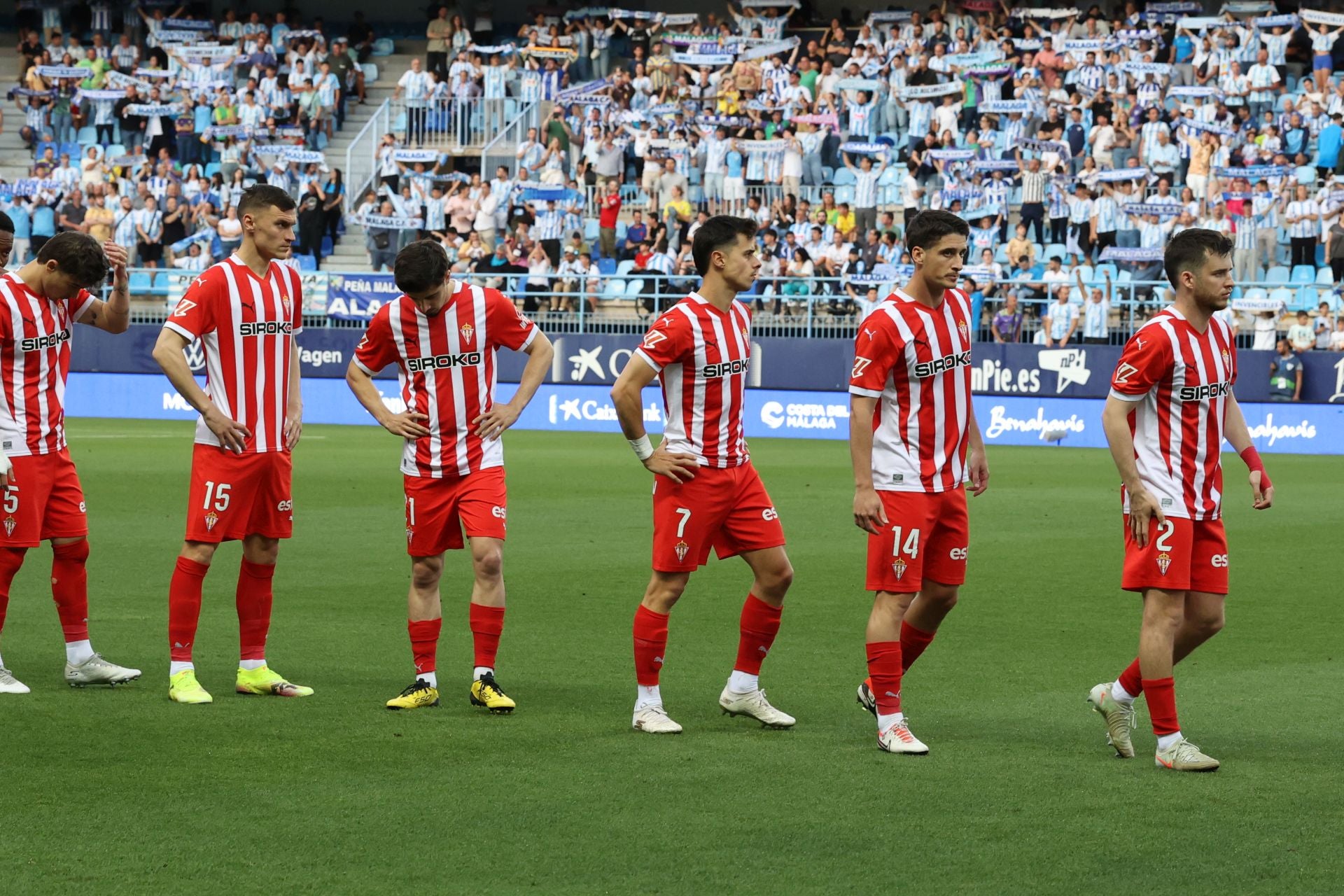 Las mejores imágenes del Málaga (2-1) Sporting de Gijón