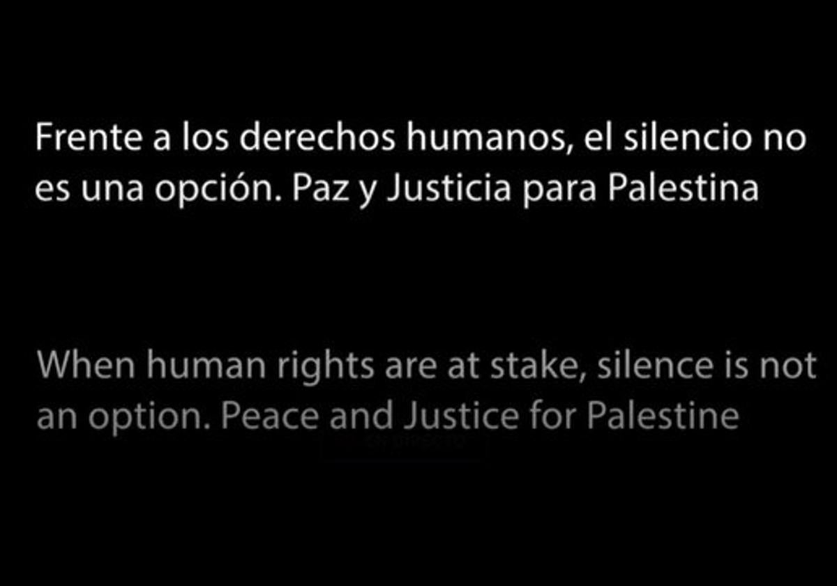 RTVE desafía a la UER y abre su retransmisión de la final de Eurovisión 2025 con un mensaje a favor de Palestina