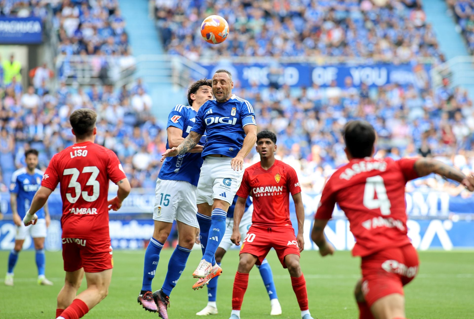 Las mejores imágenes del Real Oviedo 1-0 Real Zaragoza