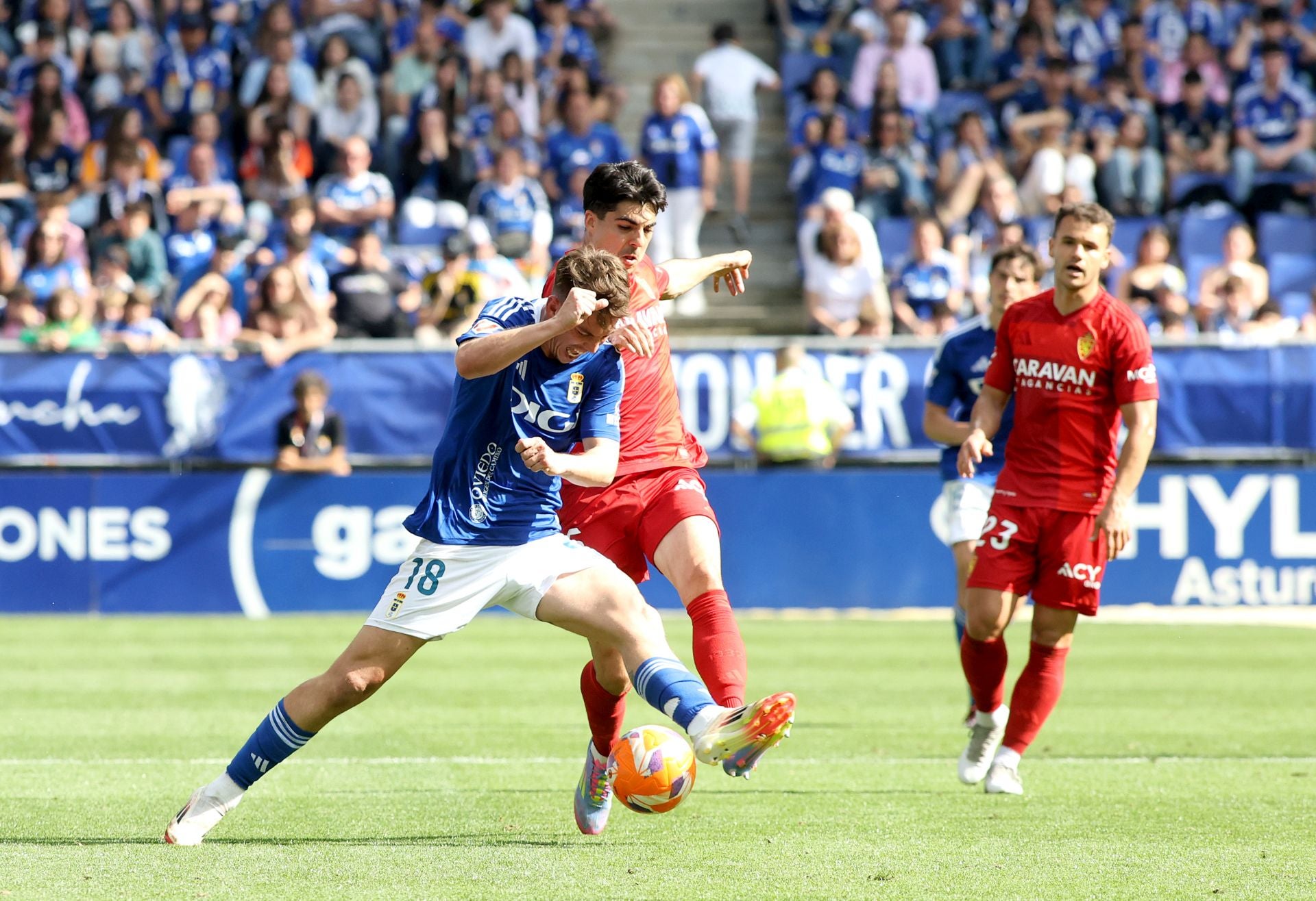 Las mejores imágenes del Real Oviedo 1-0 Real Zaragoza