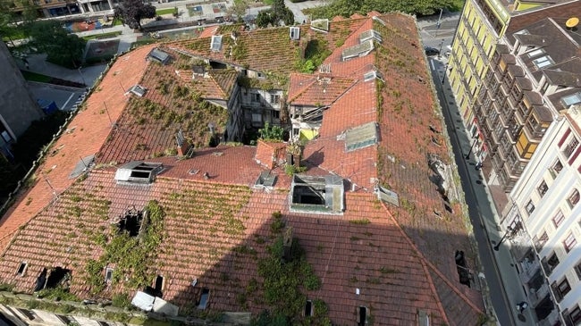 Imagen antes - El cambio de la plaza de Europa de Gijón