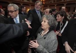 Homenaje que los compañeros de Belén del Valle le hicieron por su jubilación en 2013.