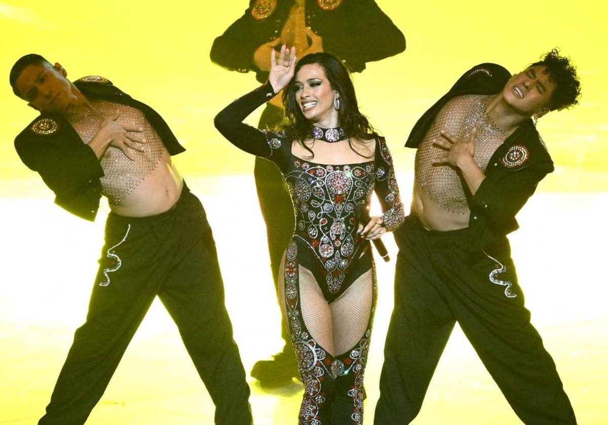 Lo que no se vio después de que Chanel diera los puntos en Eurovisión
