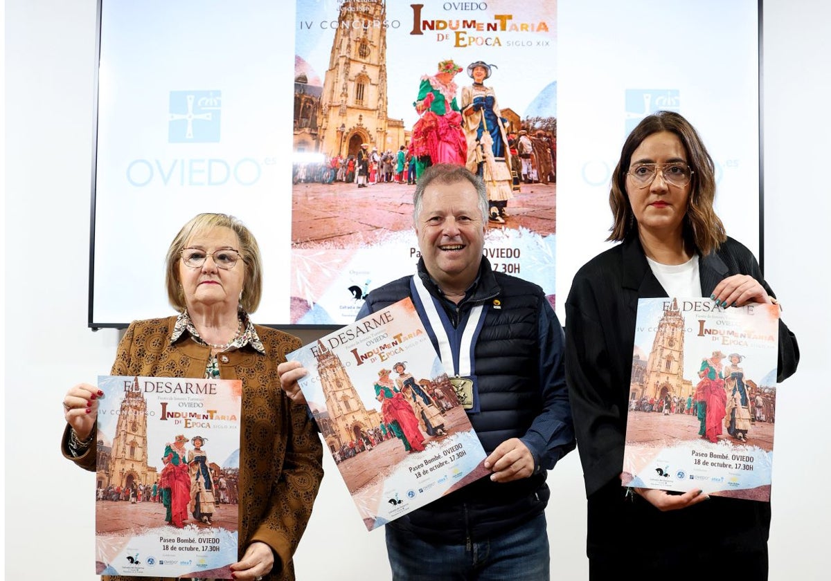 Rsario Suárez, Miguel Ángel de Dios y Covadonga Díaz.