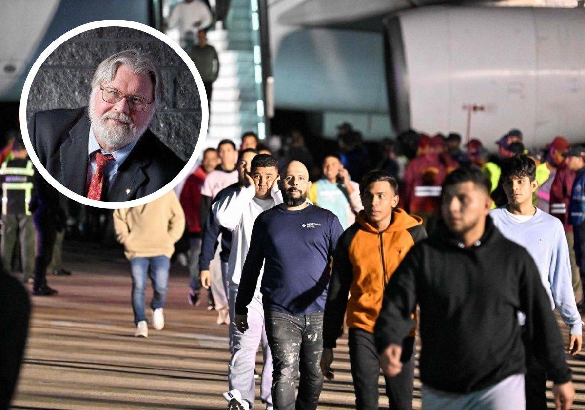 Casi 200 inmigrantes venezolanos deportados por Estados Unidos el pasado mes de marzo.