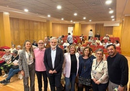 A la derecha, Mónica Lozano, gerente de LAR junto al gerente del Sespa, ponentes y autoridades.