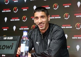 José Ángel Valdés 'Cote', durante la rueda de prensa.
