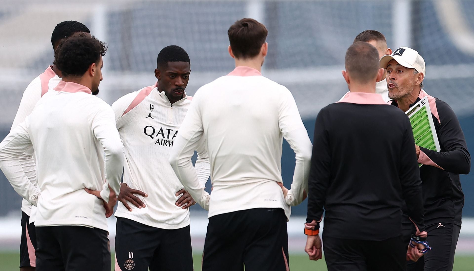 Las imágenes de cómo entrena Luis Enrique al PSG