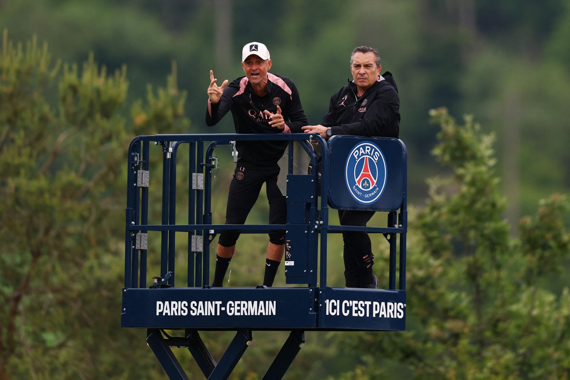 Las imágenes de cómo entrena Luis Enrique al PSG