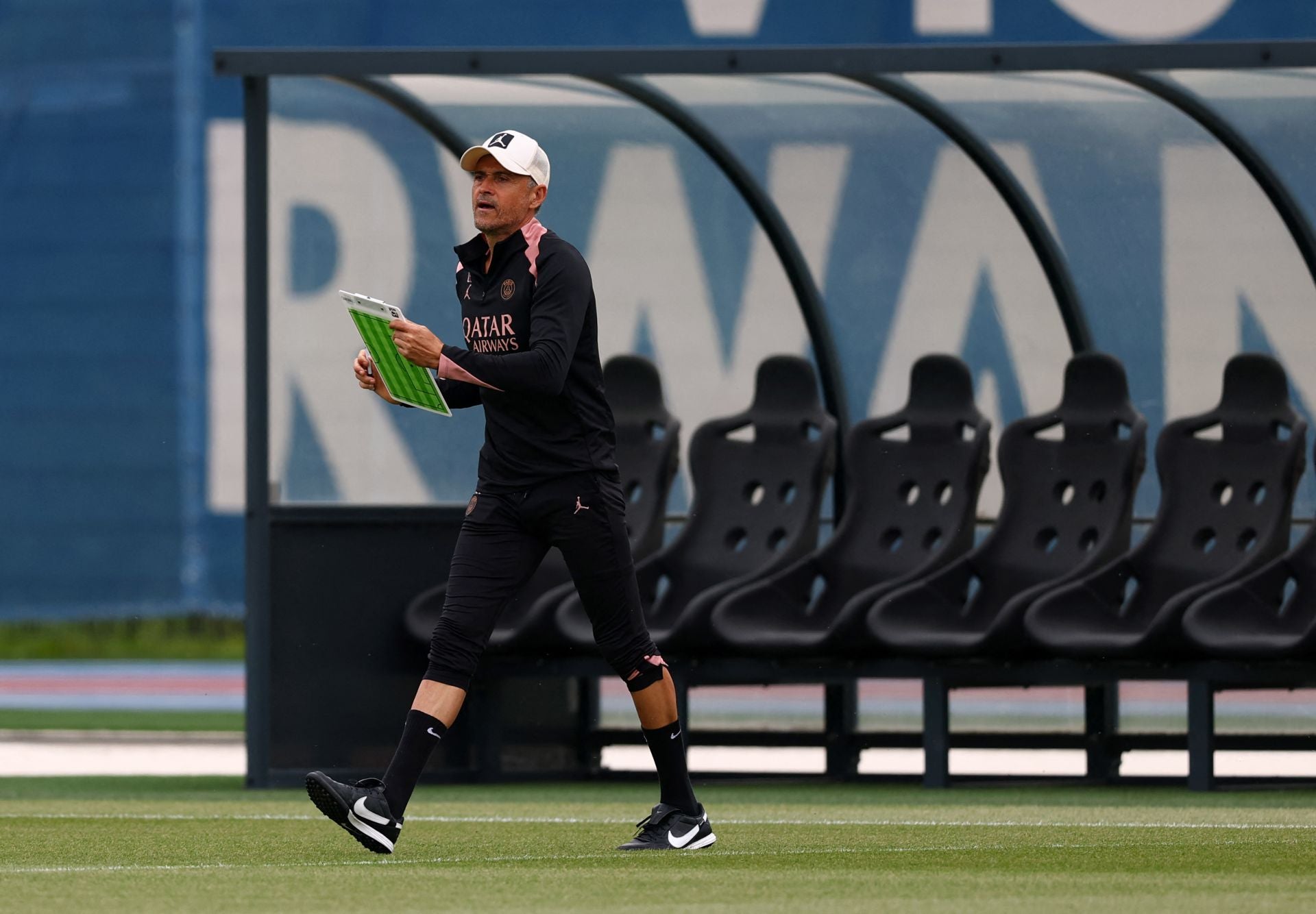Las imágenes de cómo entrena Luis Enrique al PSG