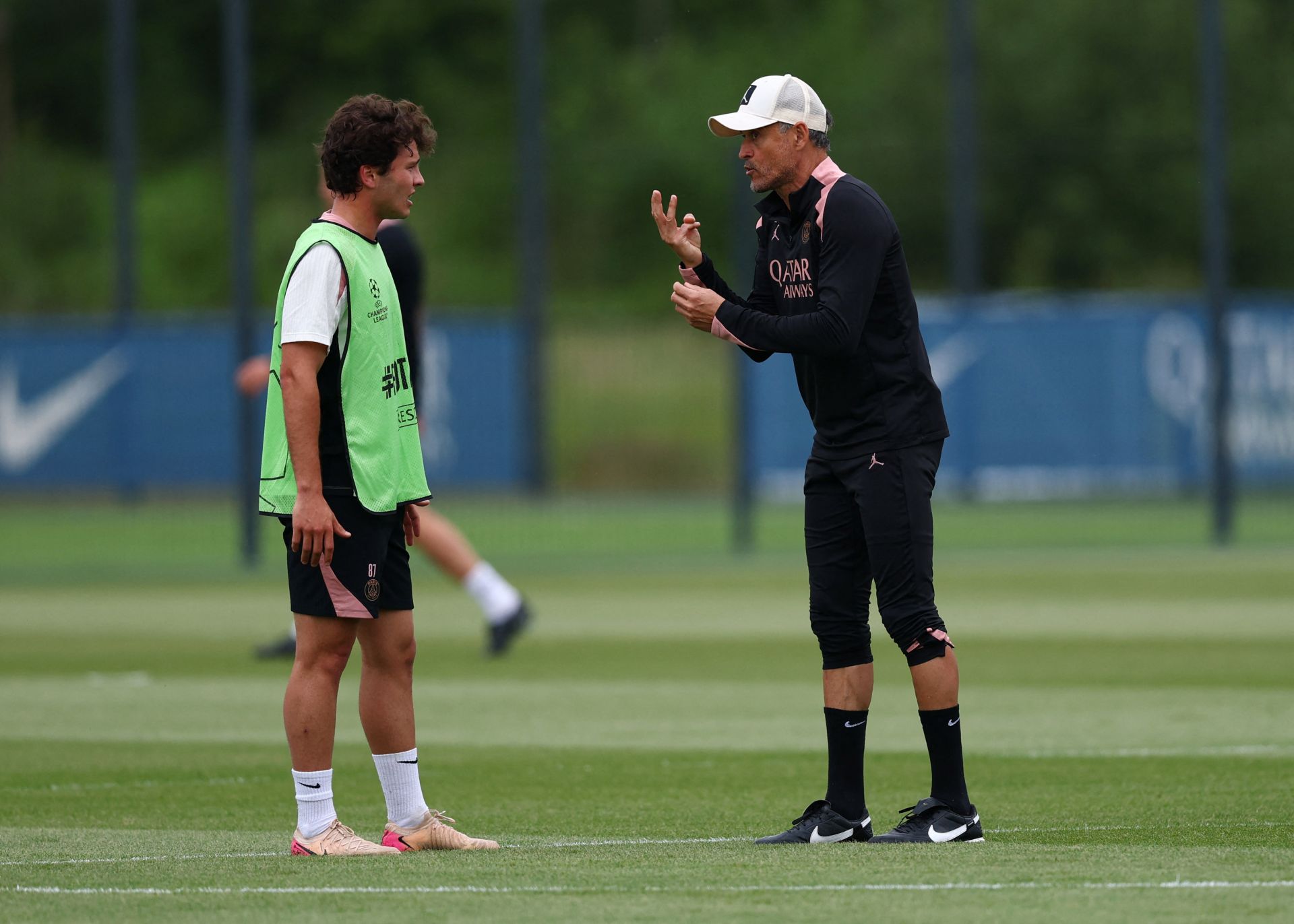 Las imágenes de cómo entrena Luis Enrique al PSG