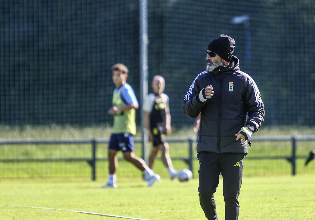 Álvaro Cervera, en su etapa en Oviedo.