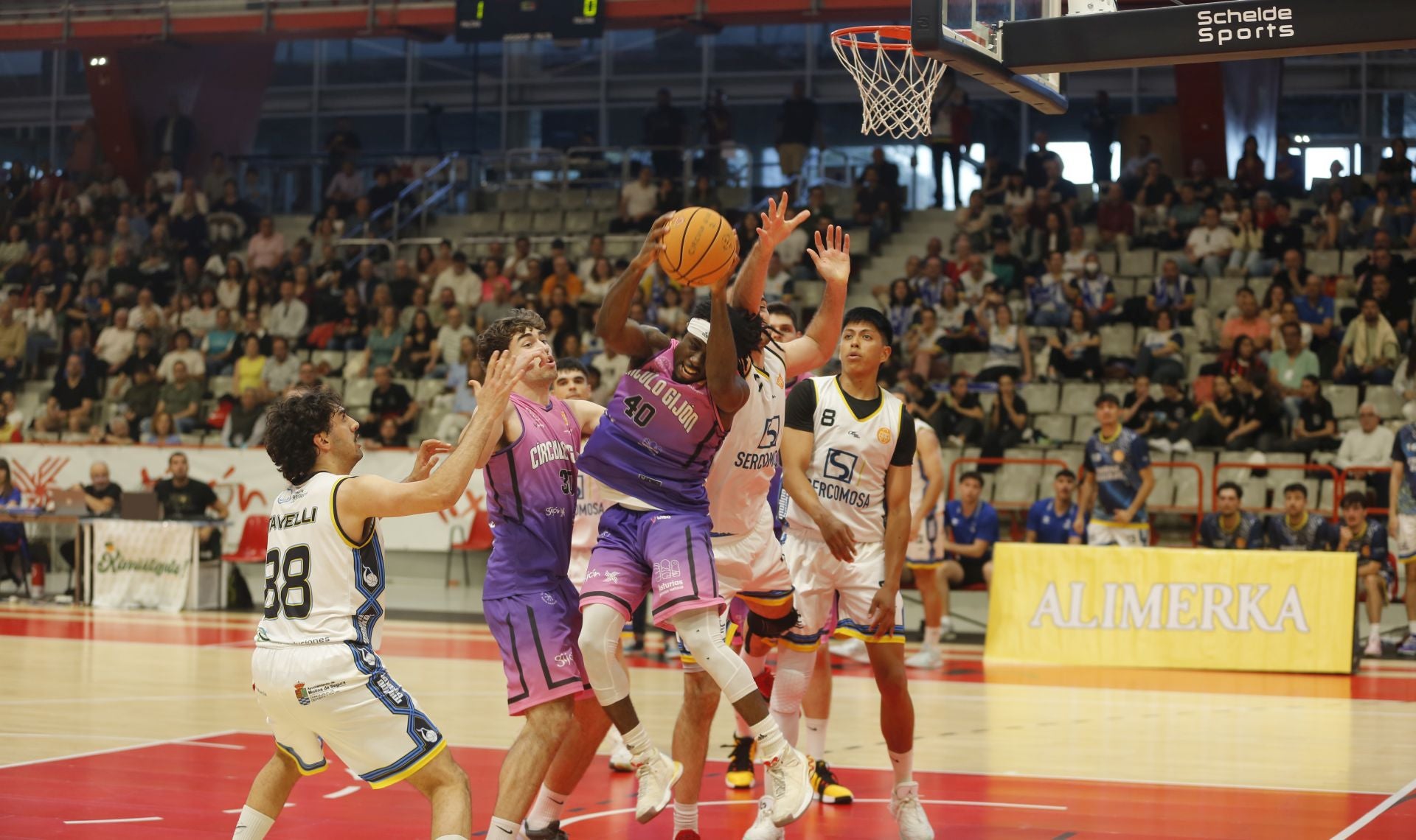 Las mejores imágenes del Círculo Gijón Noega Baloncesto - Sercomosa Molina Basket