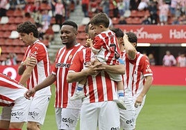 Sporting de Gijón - Cartagena: despedida a la temporada y a un inolvidable Cote, en imágenes