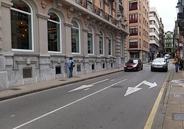 El carril izquierdo de la calle Munuza, que gira a Moros, quedará inutilizado durante las dos semanas de prueba.