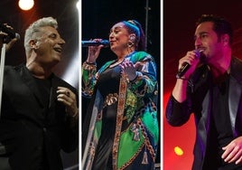Loquillo, Camela y Bustamante actuarán en Gijón próximamente.