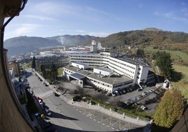 Vista área del Hospital Valle del Nalón