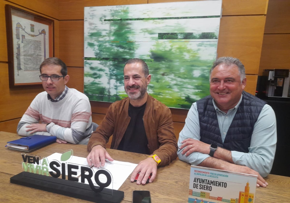 Rafael Bueno, Ángel García, y Alejandro Villa