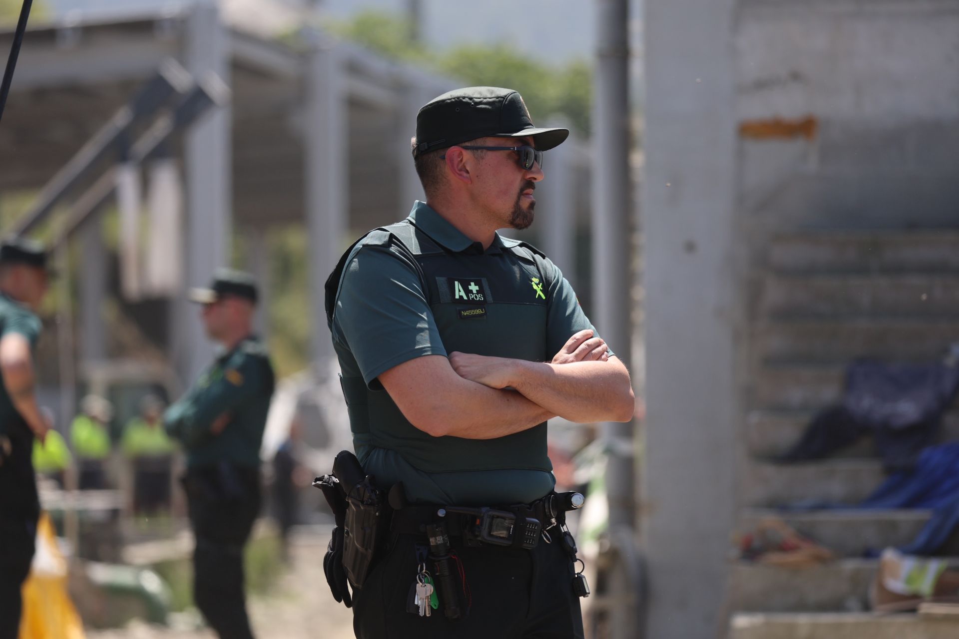 Las imágenes del grave accidente laboral en Coaña