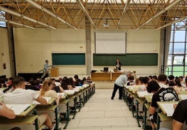 Imagen de las pruebas de acceso a la Universidad celebradas el año pasado.
