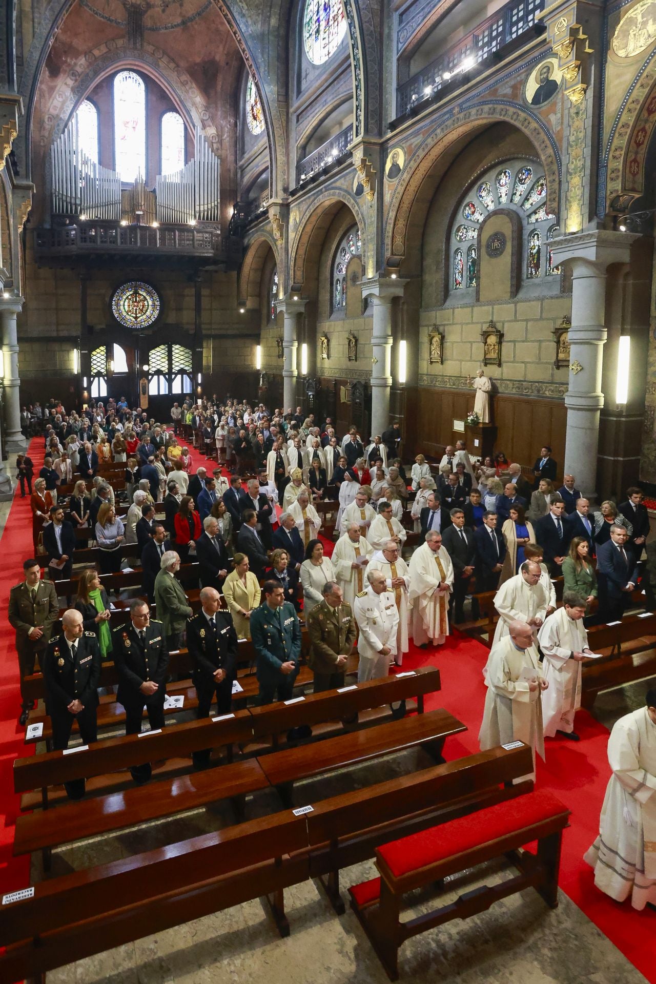 La clausura del Centenario de la Basílica del Sagrado Corazón, en Gijón, en imágenes