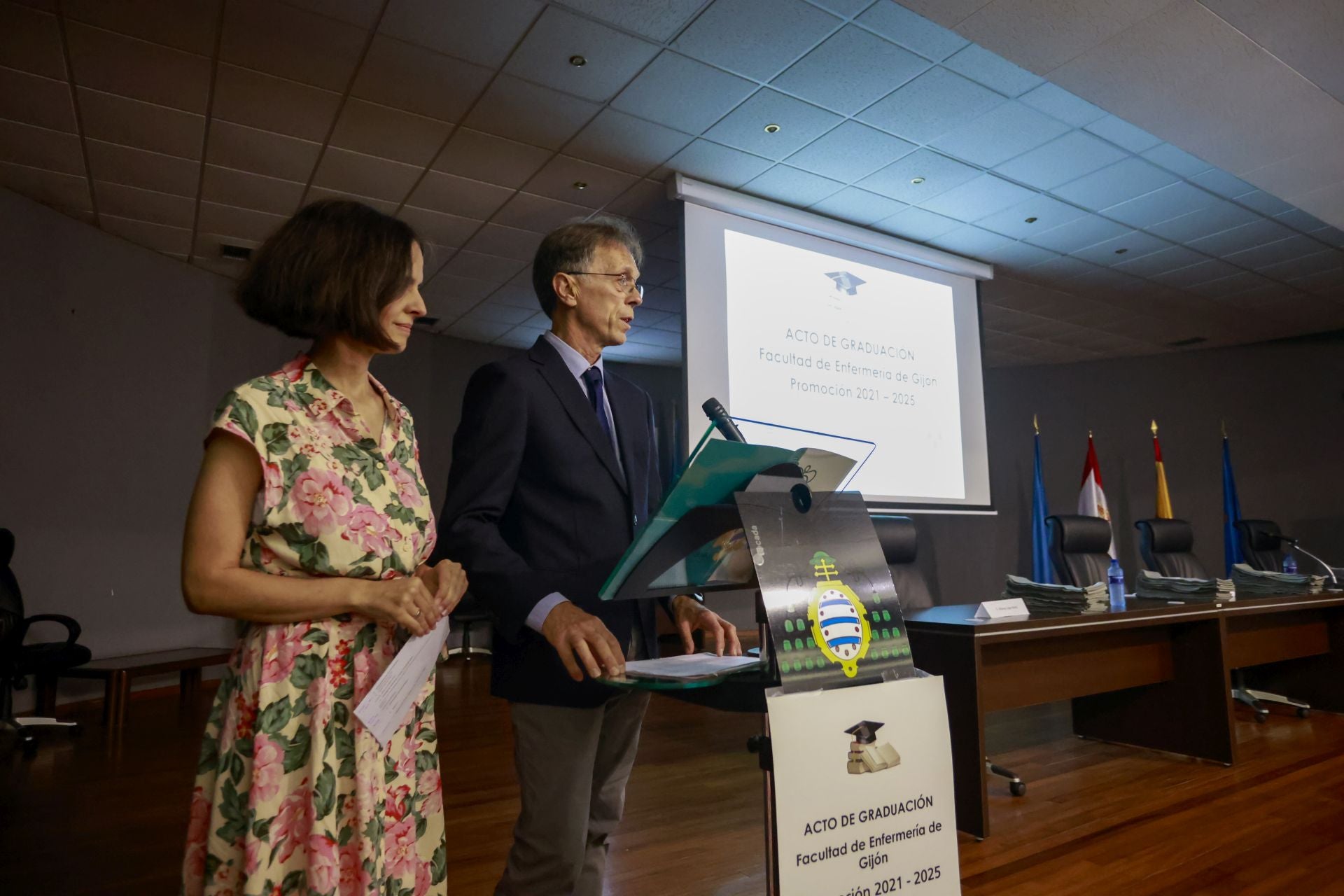 Graduación en la Facultad de Enfermería de Gijón