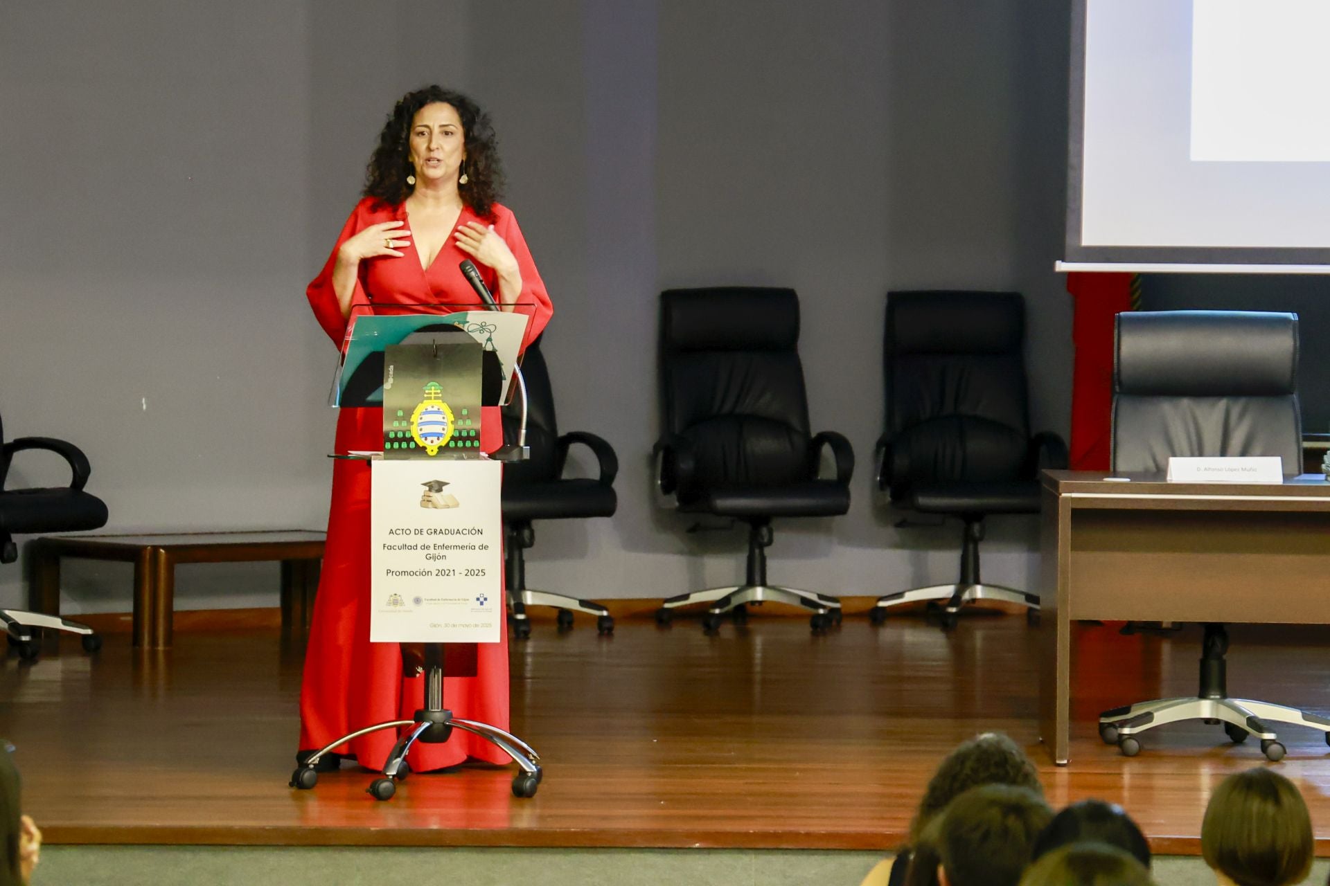 Graduación en la Facultad de Enfermería de Gijón