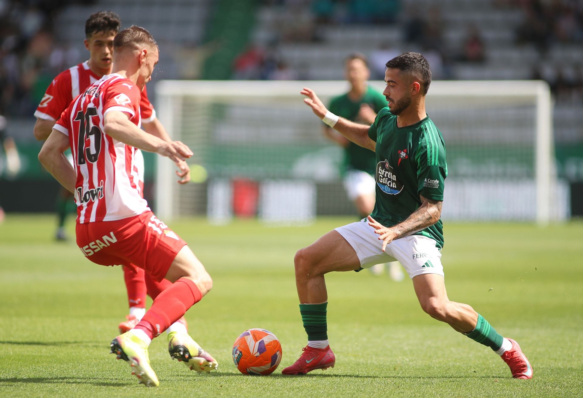 Las mejores jugadas del Racing de Ferrol 0-2 Sporting, en imágenes
