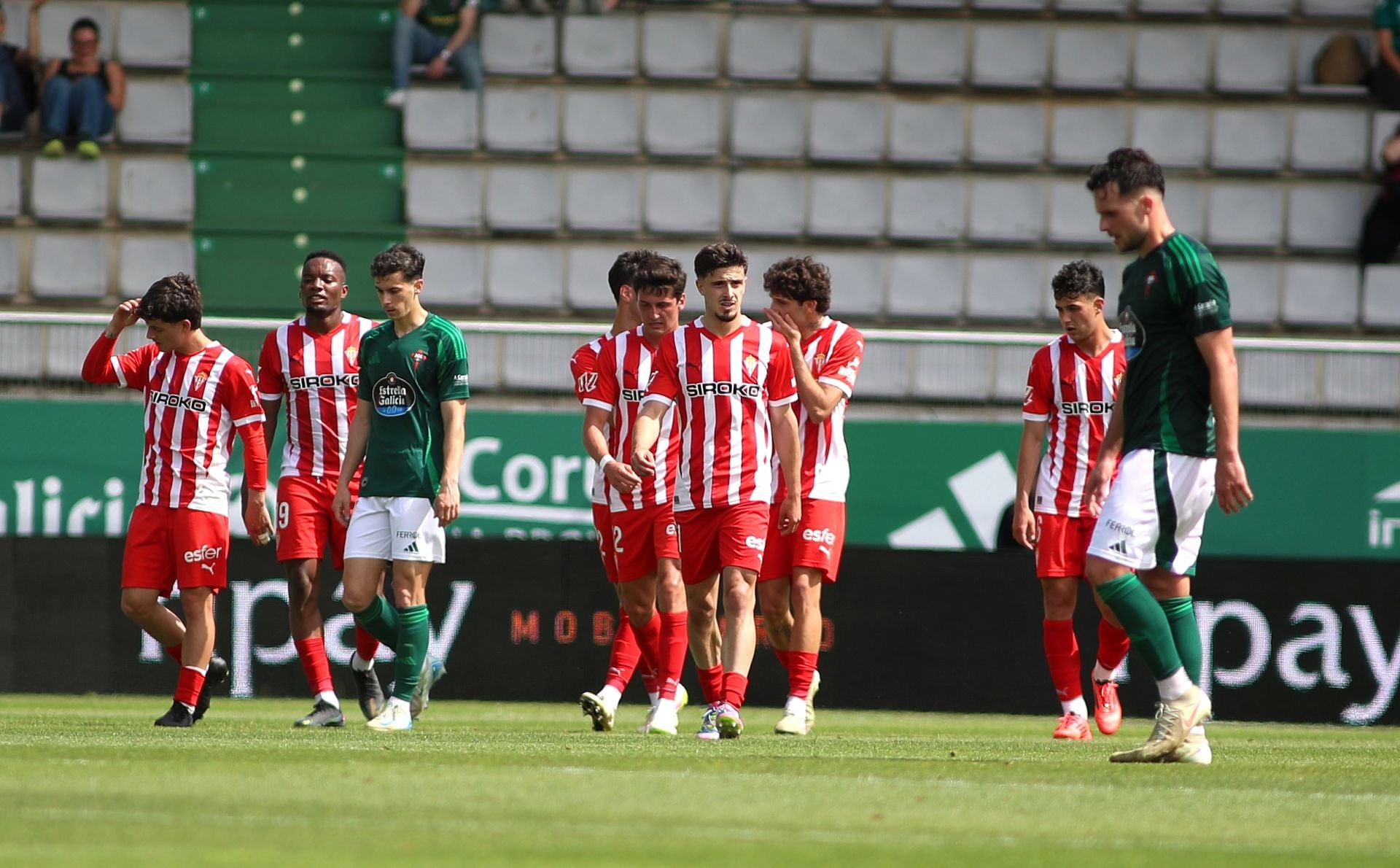 Las mejores jugadas del Racing de Ferrol 0-2 Sporting, en imágenes