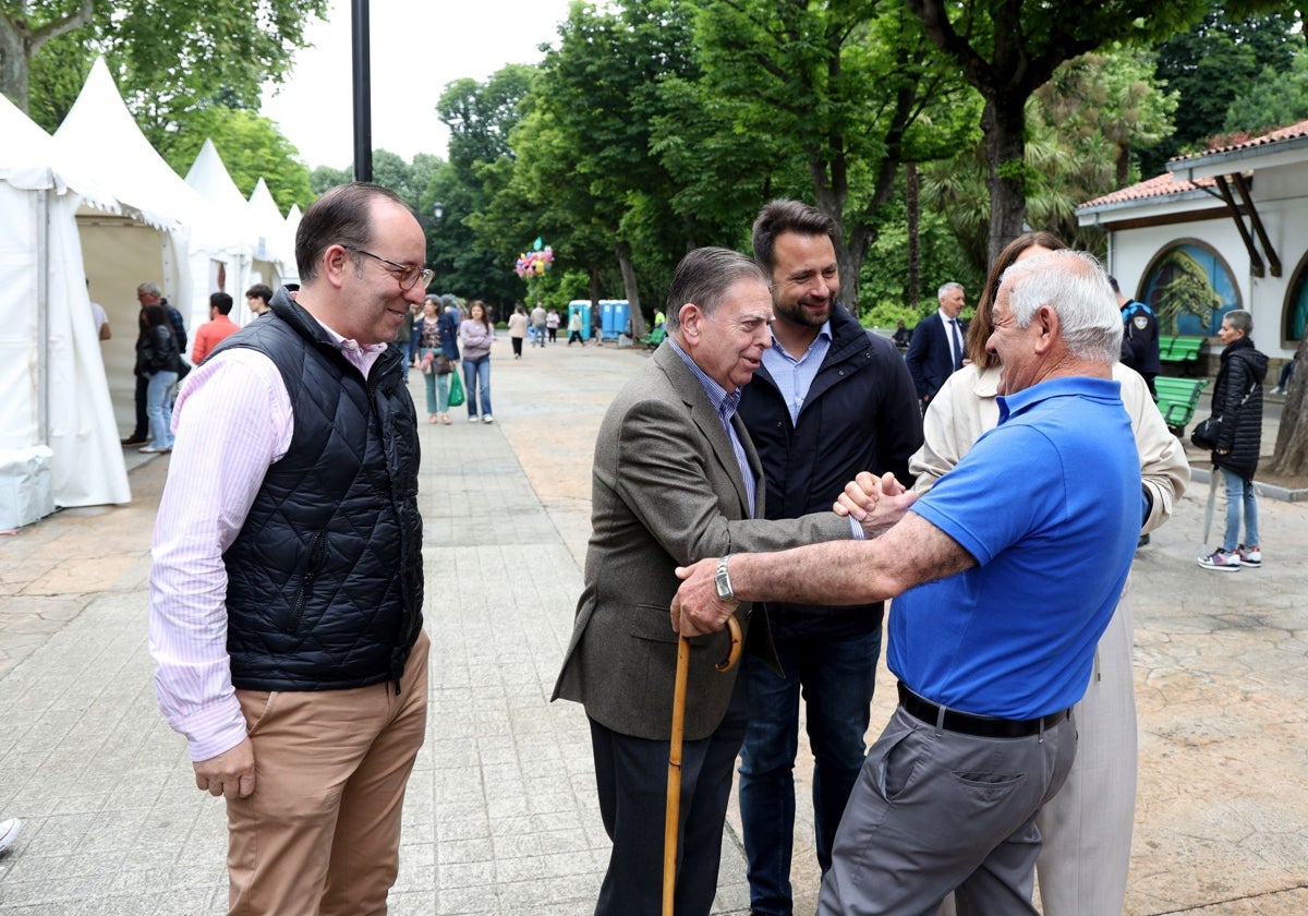 Mario Arias, Alfredo Canteli, Álvaro Queipo y Covadonga Díaz en La Ascensión.