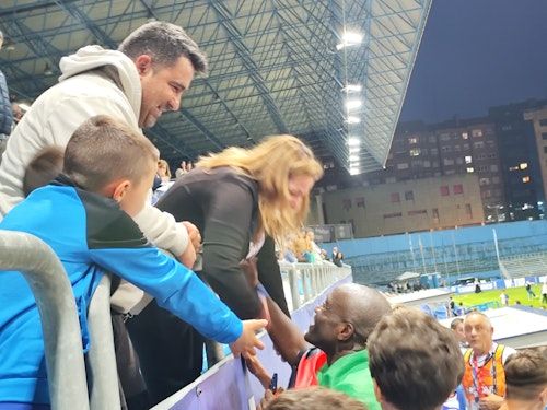 Fotos: Euforia en Avilés por el ascenso a Primera Federación