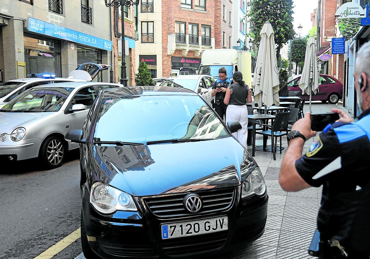 Un atropello en la calle La Lila en agosto de 2024.