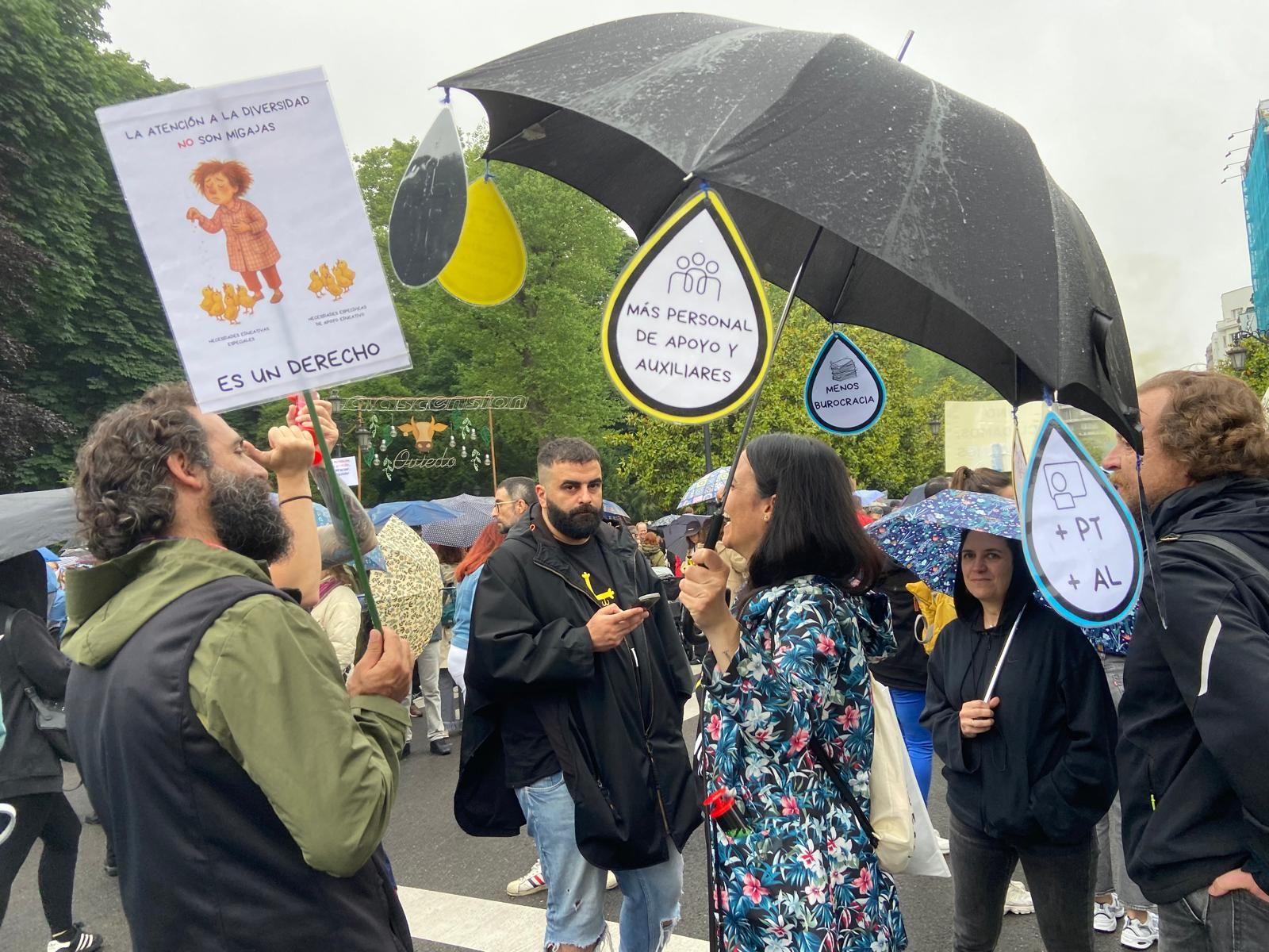 «Basta ya de precariedad»: Asturias clama por una educación pública de calidad
