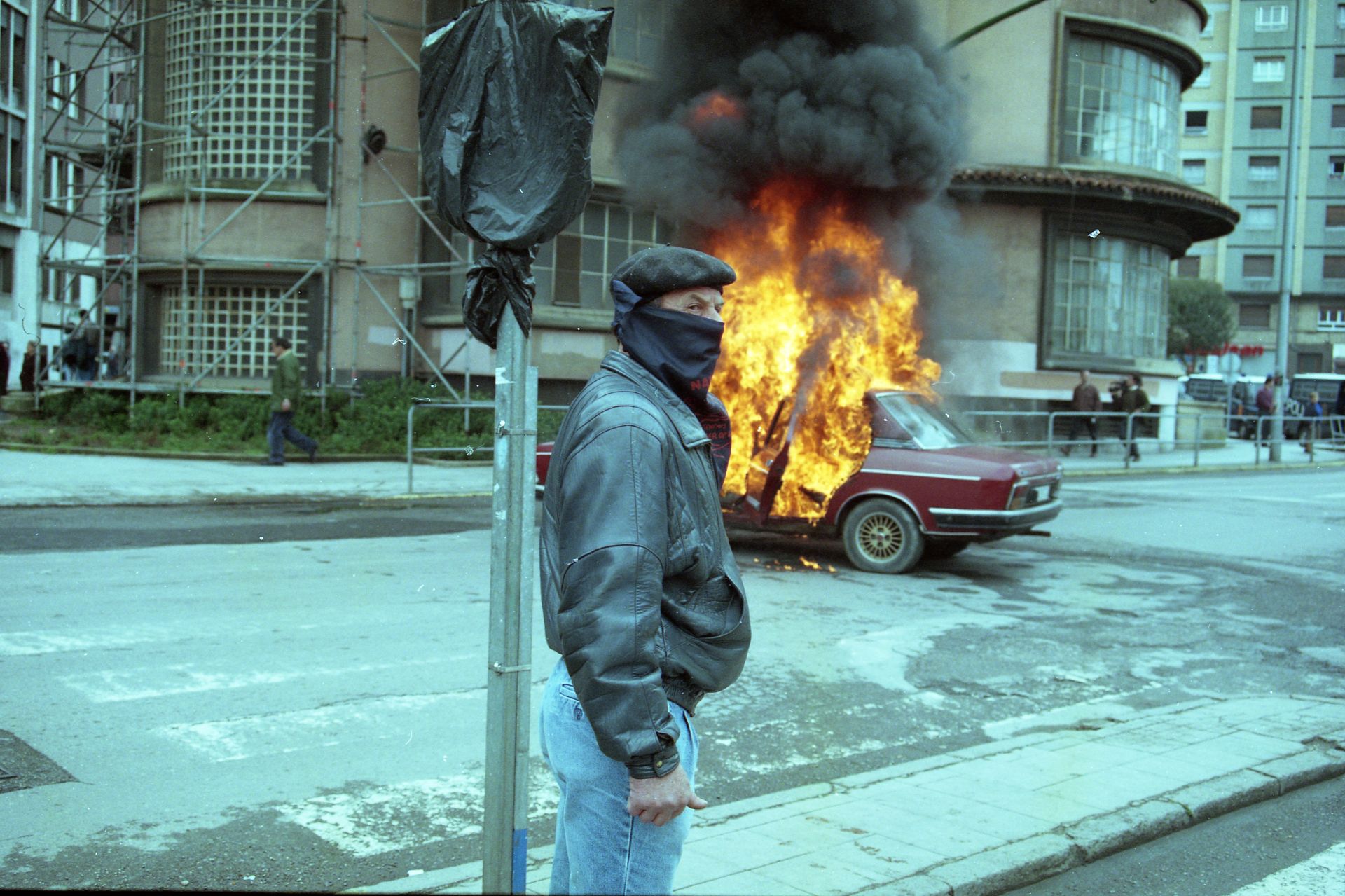 Okupas en un edificio de Gijón. 1991