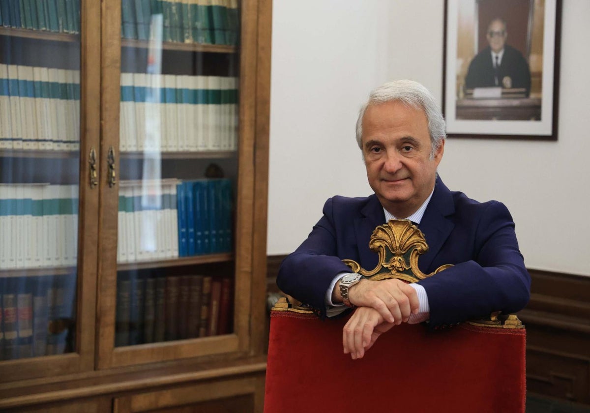 Jesús María Chamorro, presidente del Tribunal Superior de Justicia de Asturias.