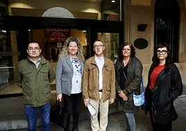 Miembros del comité de empresa de Duro Felguera.