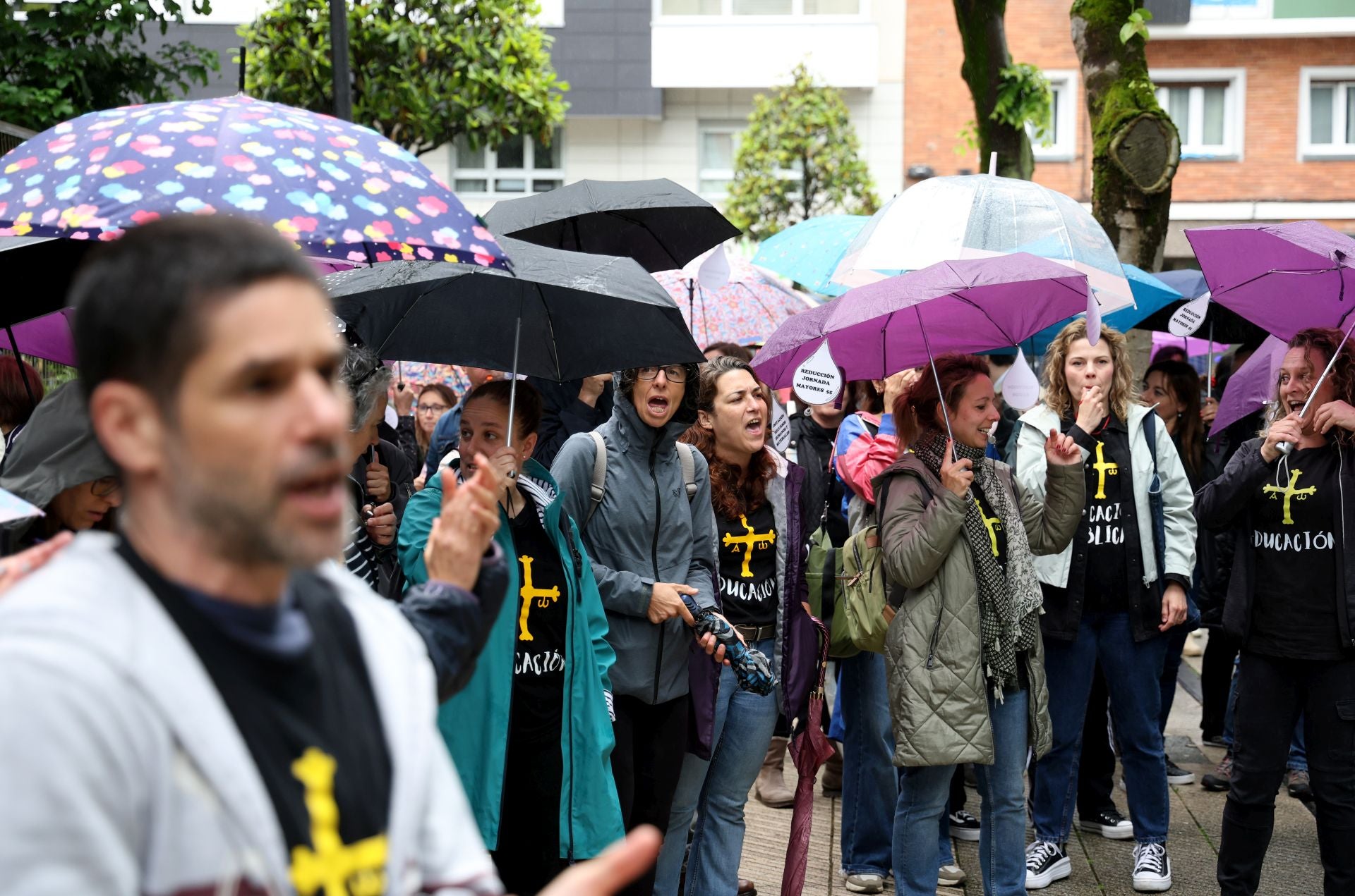 Encierro docente en la Consejería de Hacienda 
