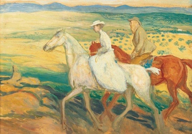 'Los jinetes', de hacia 1917.